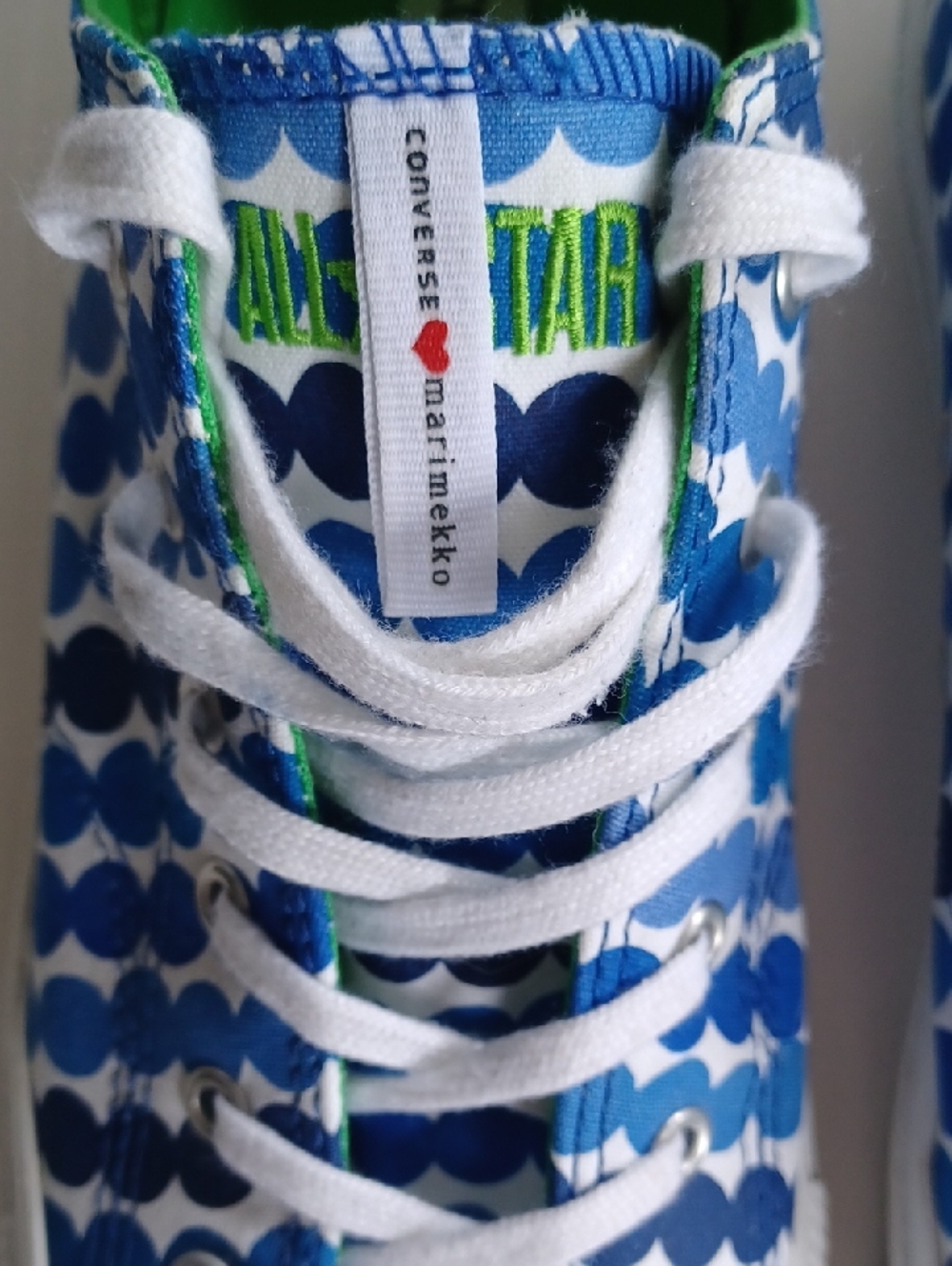 Converse X Marimekko Collab 2013 Special Edition All Star Dot Sneakers- Sz. 9.5 - Picture 3 of 16